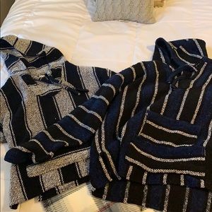Two Baja Hoodies